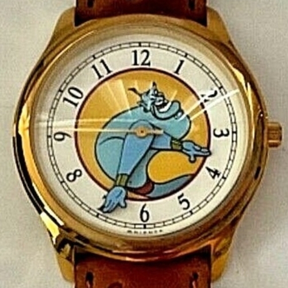 Fossil Men's Gold-Tone Watch with Blue Genie Dial